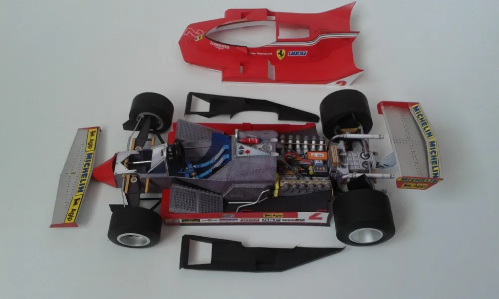 Papierový model Ferrari 321T5 1980 F1 Season